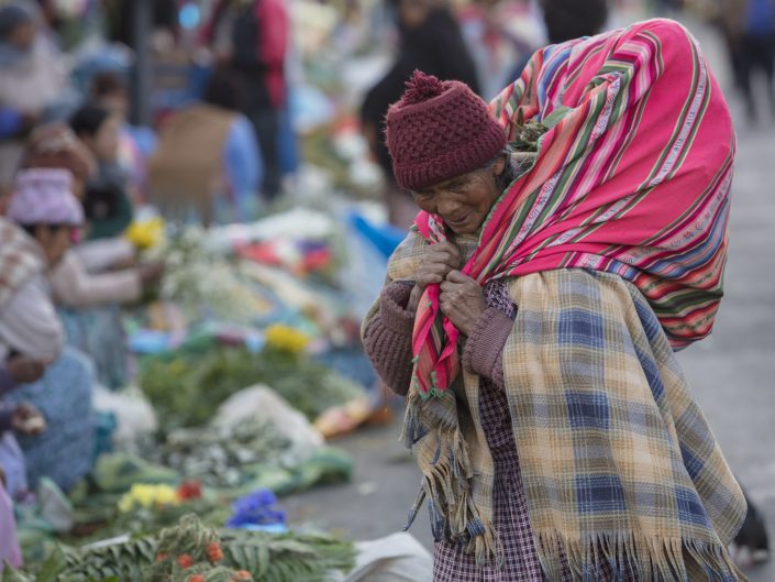 Mercado de Flores em La Paz