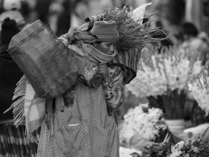 Mercado de Flores em La Paz