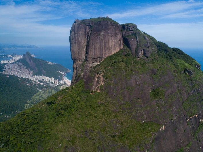 Pedra da Gávea and Dois Irmãos Rocks, and Rocinha Slum