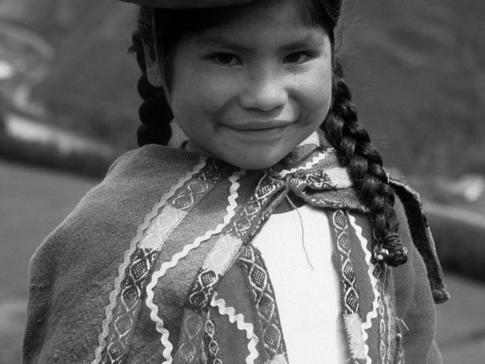 Peruvian Child in the Valley of Ollantaytambo